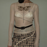 Sheer Butterfly Base Layer (without bra)