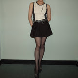 Black Pleated Skirts