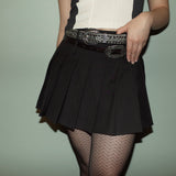 Black Pleated Skirts
