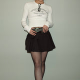 Black Pleated Skirts
