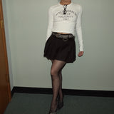 Black Pleated Skirts