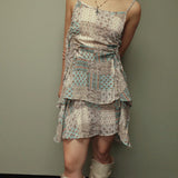 Bohemian Style Plaid Patchwork Dress