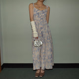 Floral Print Tie-Strap Dress