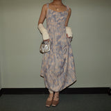 Floral Print Tie-Strap Dress