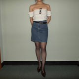 Denim skirt