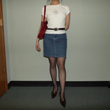 Denim skirt
