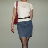 Denim skirt