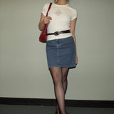 Denim skirt