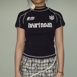 Neartnoah woman stretch slim-fit T-shirt