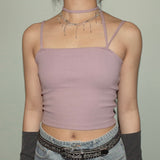Pink Cross-strap top