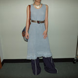 Soft Terry Cloth Knit Dress