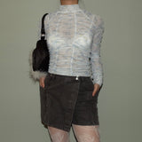 Detachable Two-piece Denim Skirts