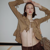 Ruffle Blouse Top
