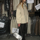 Splice Faux Lambswool Coat