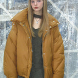 Yellow Puffer Down Jacket