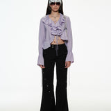 Ruffle Blouse Top