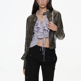 Ruffle Blouse Top