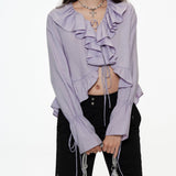 Ruffle Blouse Top