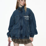 Vintage Style Denim Coat