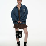 Vintage Style Denim Coat