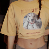 Antiqued Dalmatian Oversize T-shirt