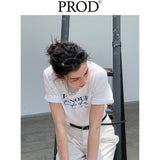 PR Nour Basic Short Sleeve T-Shirt / White