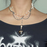 Pearl Heart Necklace
