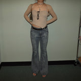 Rhinestone-embellished Jeans