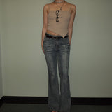 Rhinestone-embellished Jeans
