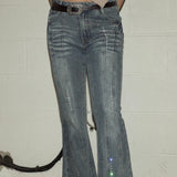 Rhinestone-embellished Jeans