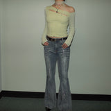 Rhinestone-embellished Jeans