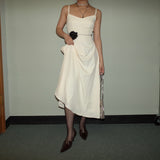White Floral Long Dress