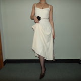 White Floral Long Dress