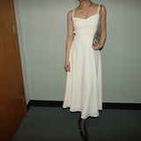 White Floral Long Dress