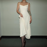 White Floral Long Dress