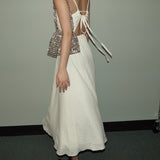 White Floral Long Dress