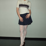 Navy Blue Schoolgirl Pleated Skorts
