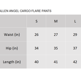 Fallen Angel Cargo Flare Pants