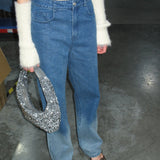 Blue Gradient Color Jeans