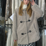 Faux Lambs Wool Coat