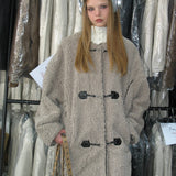 Faux Lambs Wool Coat