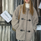 Faux Lambs Wool Coat