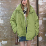 Green Puffer Down Jacket