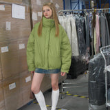 Green Puffer Down Jacket