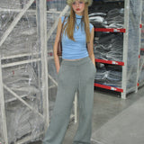 Knitted drawstring Sweatpants