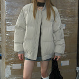 Light Gray Puffer Jacket