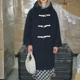 Navy Blue Duffle Coat