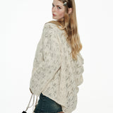 Open-Front Crochet Cardigan