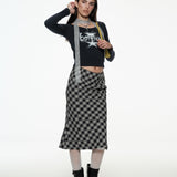 Plaid Mermaid Skirt