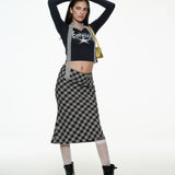 Plaid Mermaid Skirt